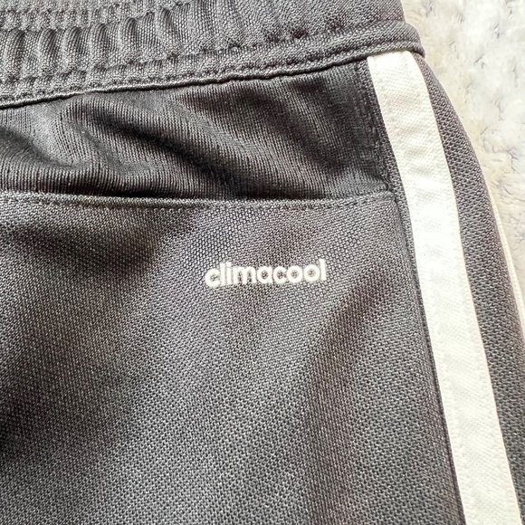 ADIDAS Climacool Jogger XS Black Fitted Zip Leg Track Pants Warm Up Pull On - Picture 4 of 13